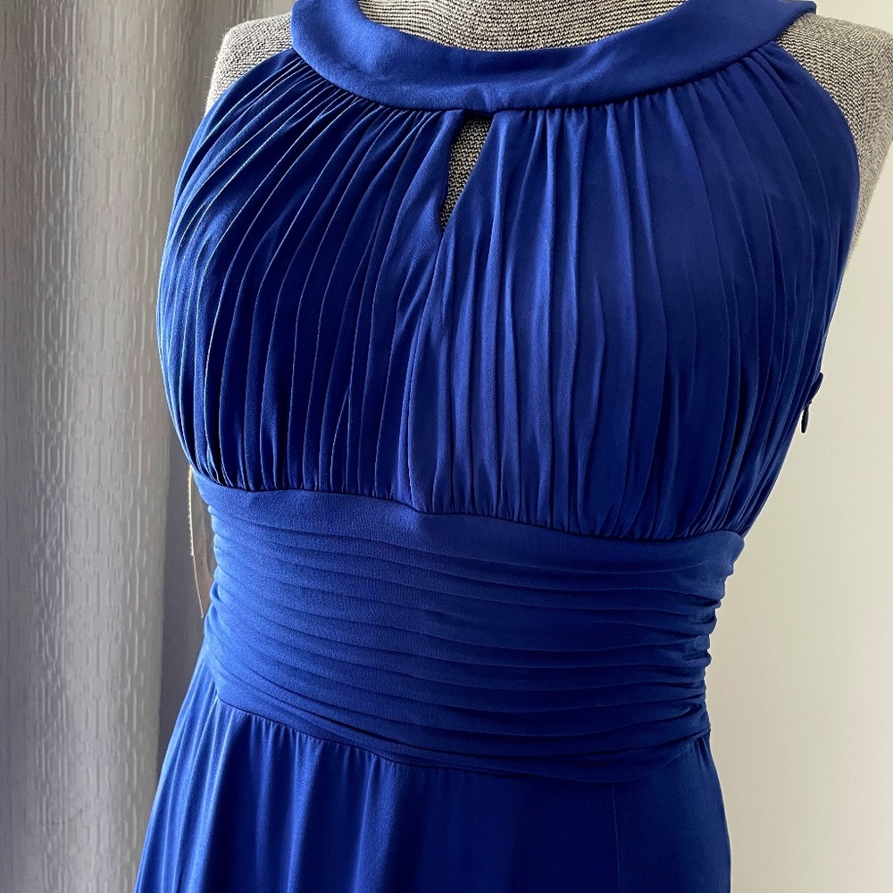 BEAUTIFUL "Sangria" Royal blue maxi party dress Sz 14